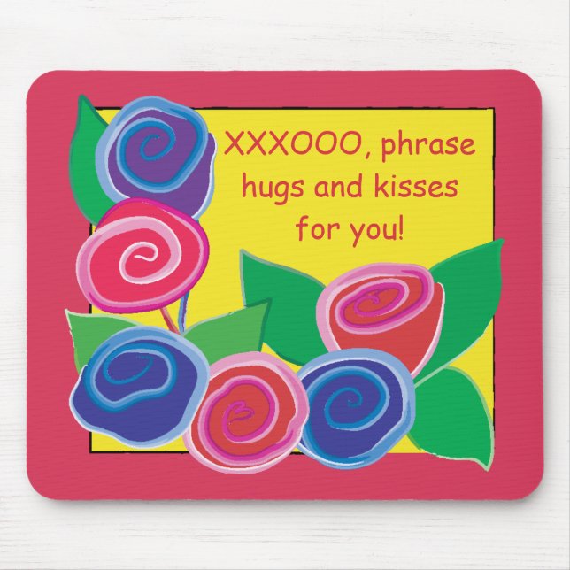 Tapis De Souris Mousepad "Toon/Hugs and Kisses" (Devant)