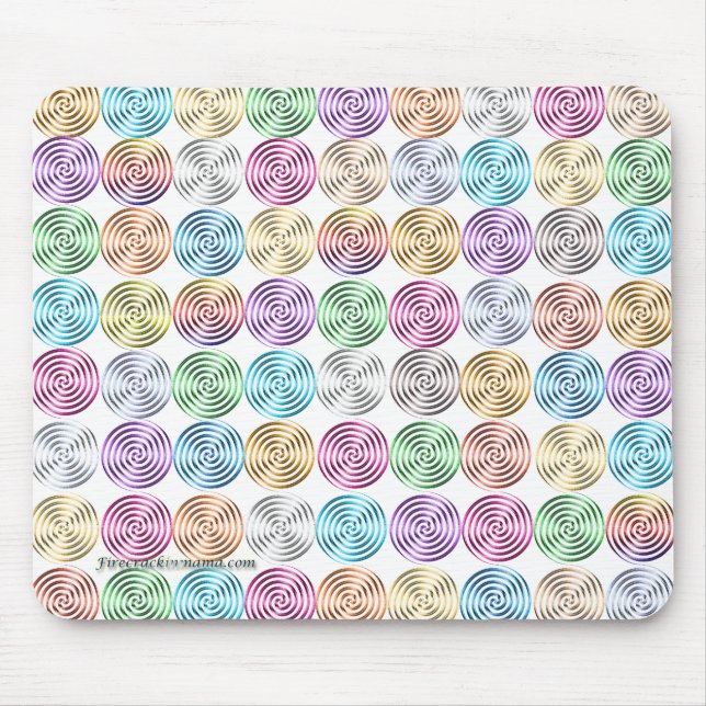 Tapis De Souris Mousepad tourbillonnant (Devant)