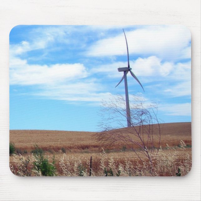 Tapis De Souris Mousepad - Turbine éolienne (Devant)