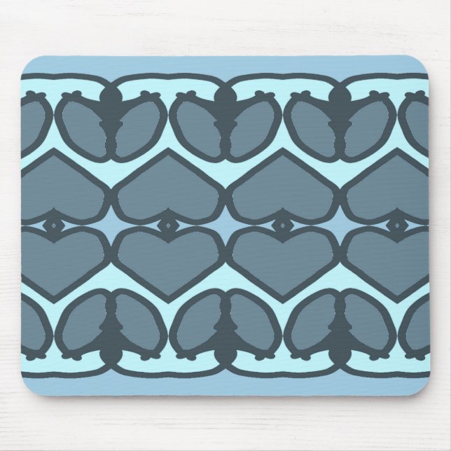 Tapis De Souris Mousepad, un design symétrique moderne classique (Devant)