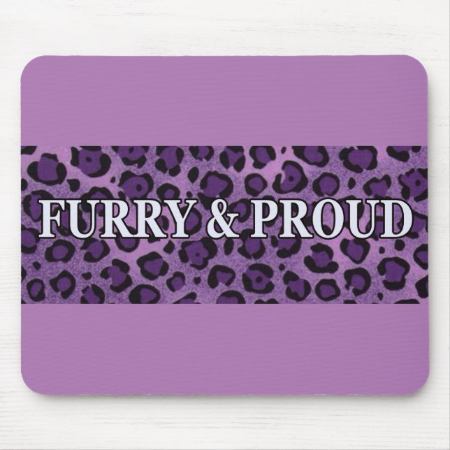 Tapis De Souris Mousepad velu et fier (Devant)