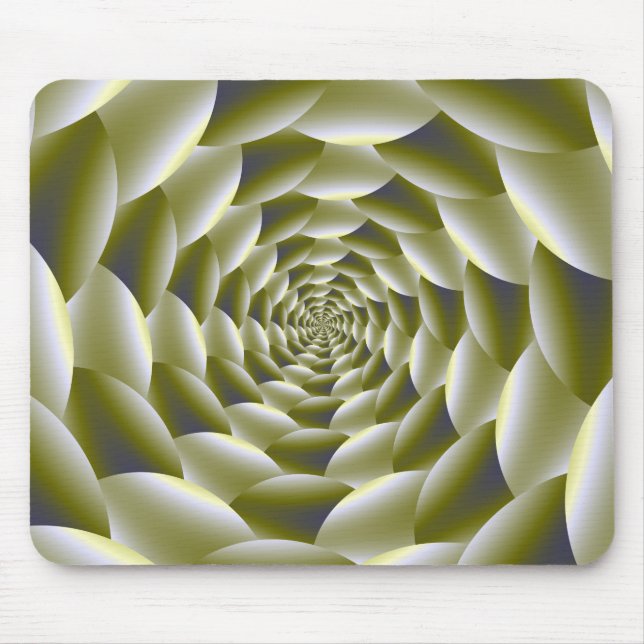 Tapis De Souris Mousepad vert et blanc (Devant)