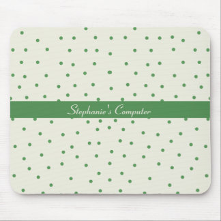 Tapis De Souris Mousepad vert et blanc