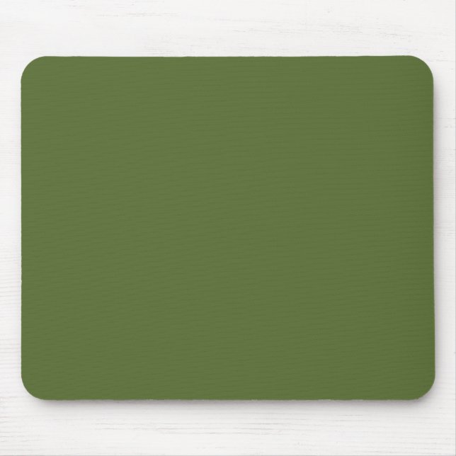 Tapis De Souris Mousepad - Vert olive foncé (Devant)