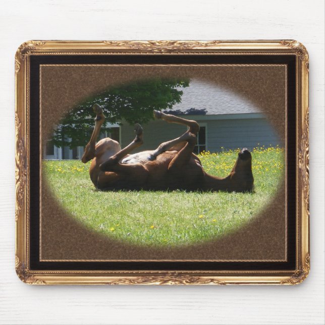 Tapis De Souris Mousepad vif de ~ de poulain (Devant)