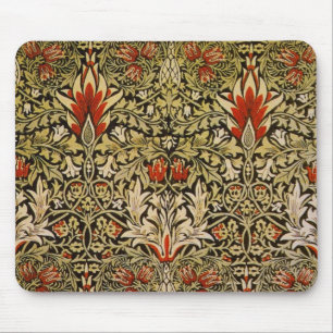 Tapis De Souris Mousepad Vintage Tête de serpent Textile imprimé