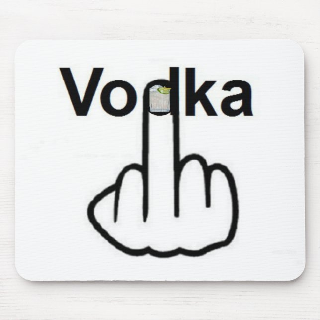 Tapis De Souris Mousepad Vodka Flip (Devant)