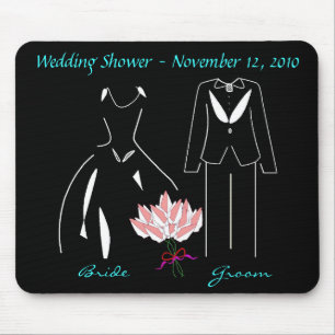 Tapis De Souris Mousepad "Wedding shower" - Personnalisable