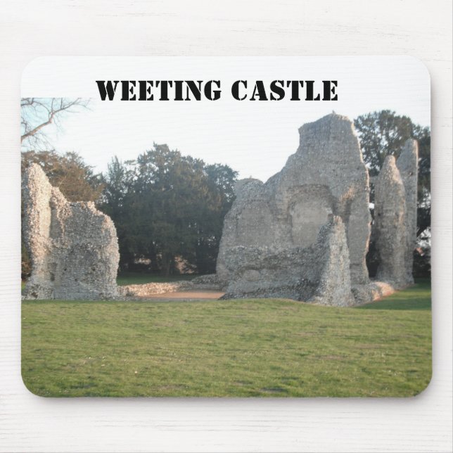 Tapis De Souris Mousepad Weeting Castle Weeting Norfolk Angleterre (Devant)