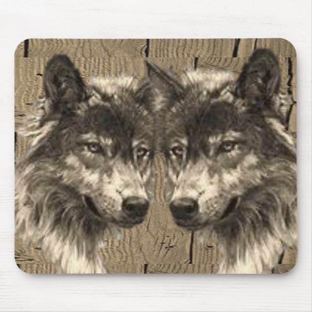 Tapis De Souris Mousepad Wolf (Devant)