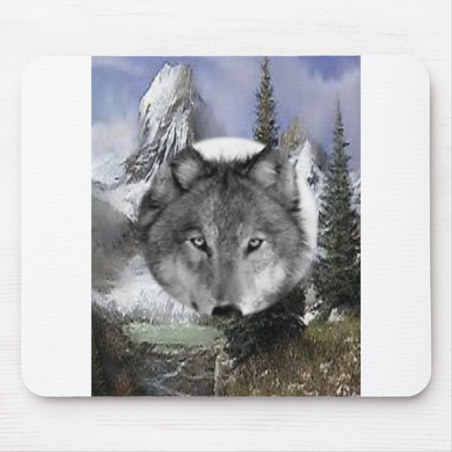 Tapis De Souris Mousepad Wolf (Devant)
