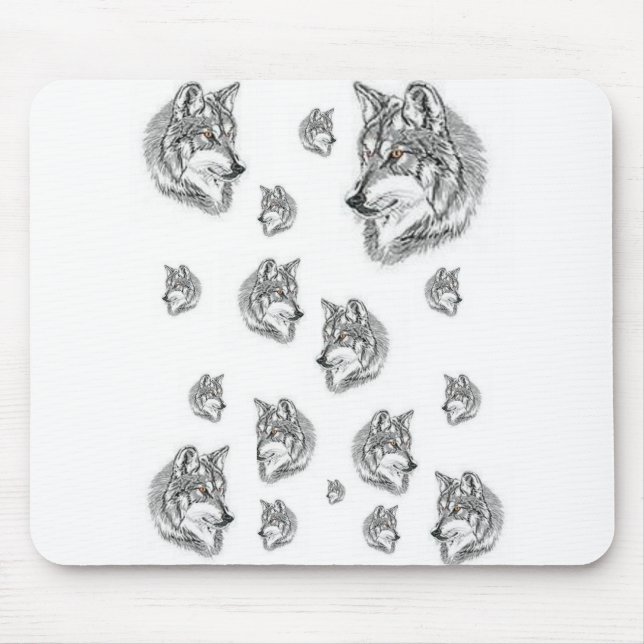 Tapis De Souris Mousepad Wolf (Devant)
