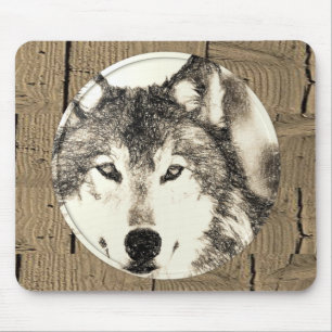 Tapis De Souris Mousepad Wolf