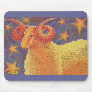 Tapis De Souris Mousepad Zodiac Aries