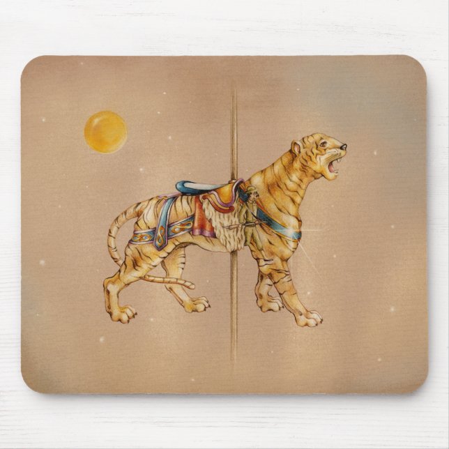 Tapis De Souris Mousepads - Carousel Tiger (Devant)