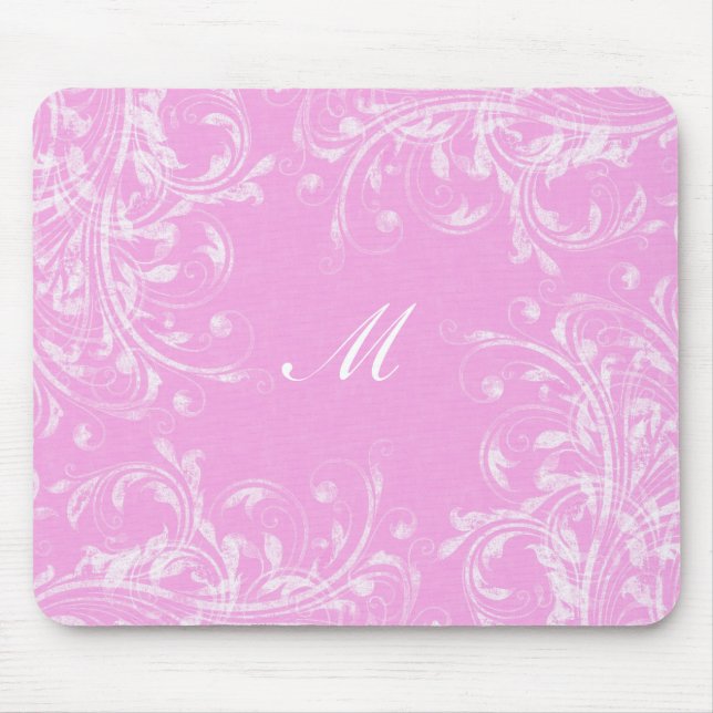 Tapis De Souris Mousepads Girly rose (Devant)