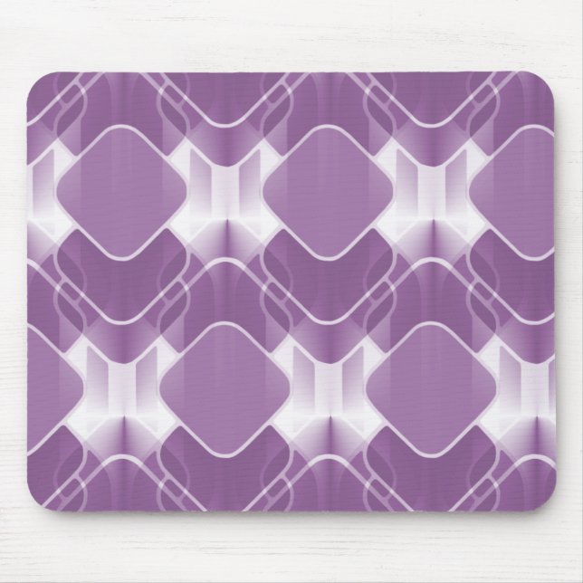 Tapis De Souris Mousepads Hipster Rétro, Violet (Devant)