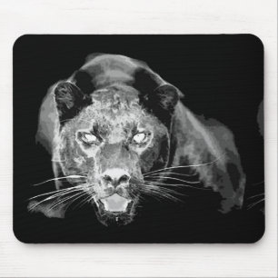 Tapis De Souris Mousepads pour chat Jaguar Noir