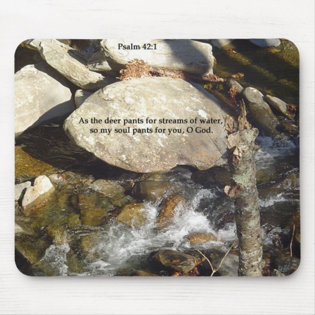 Tapis De Souris Mousepads : Psaume de courants (Devant)