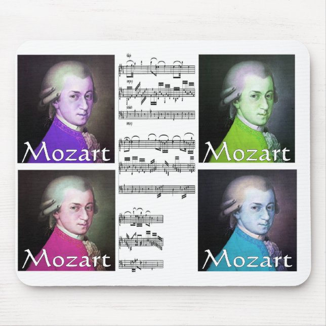 Tapis De Souris mouspad d'art de bruit de mozart (Devant)