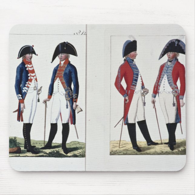 Tapis De Souris Mousquetaires et dirigeants, 1800 (Devant)