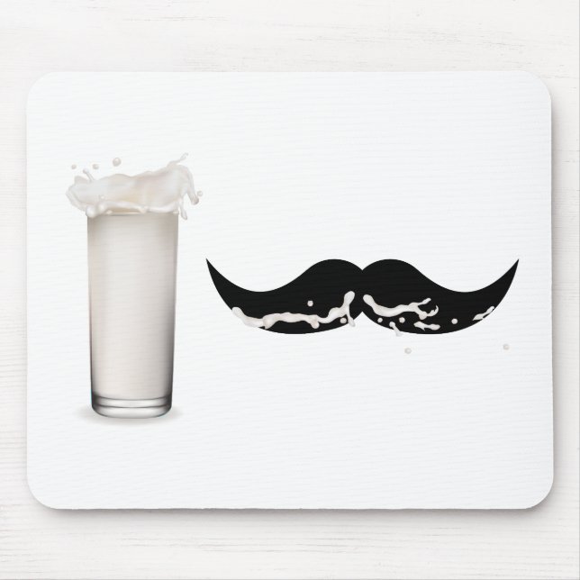 Tapis De Souris Moustache de lait (Devant)