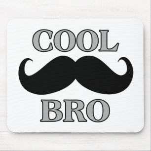 Tapis De Souris Moustache fraîche Bro