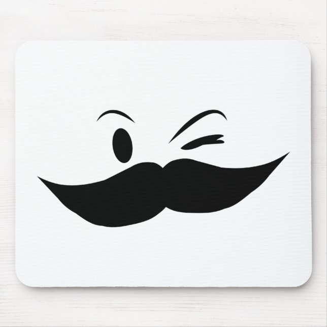 Tapis De Souris Moustache Kinky (Devant)
