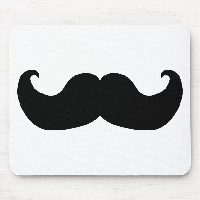 Tapis De Souris Moustache noire (Devant)
