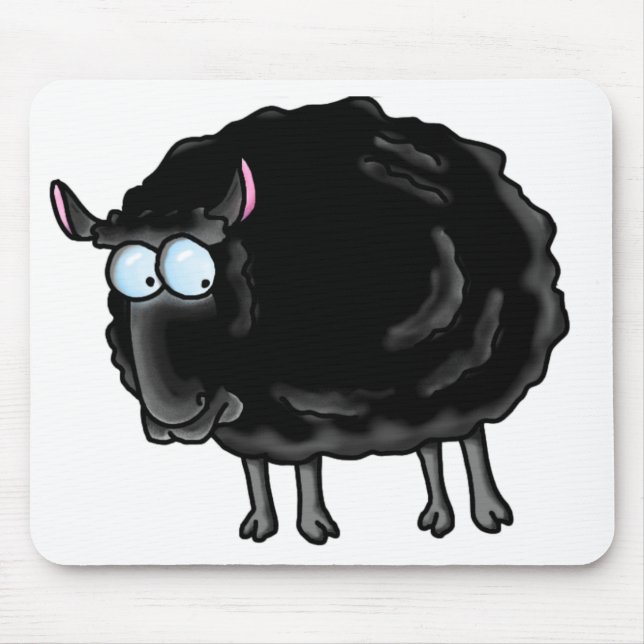 Tapis De Souris mouton noir (Devant)
