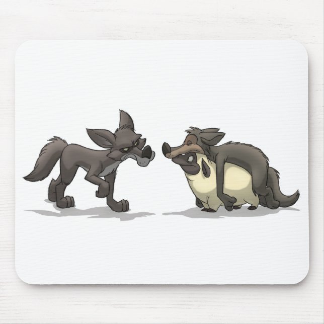Tapis De Souris "Moutons dans l'habillement" Mousepad du loup (Devant)