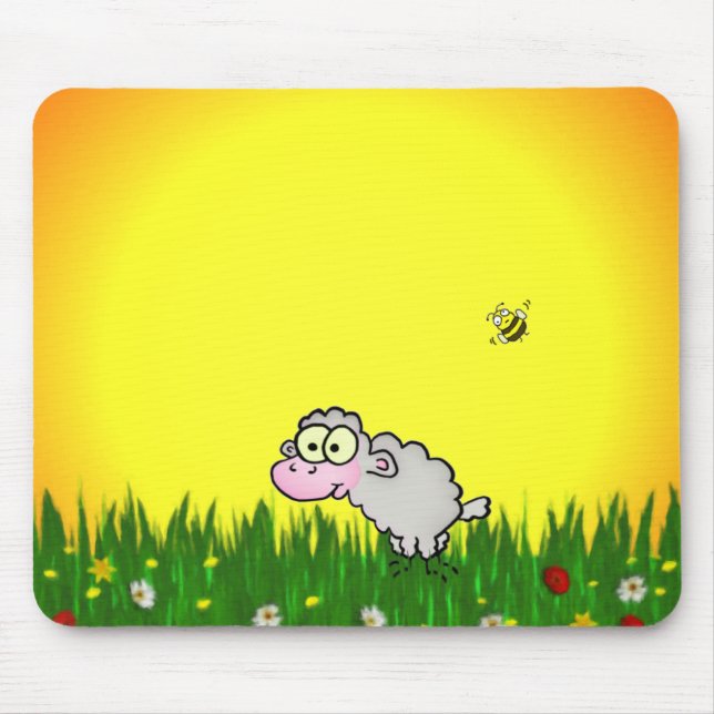 Tapis De Souris Moutons de champ (Devant)