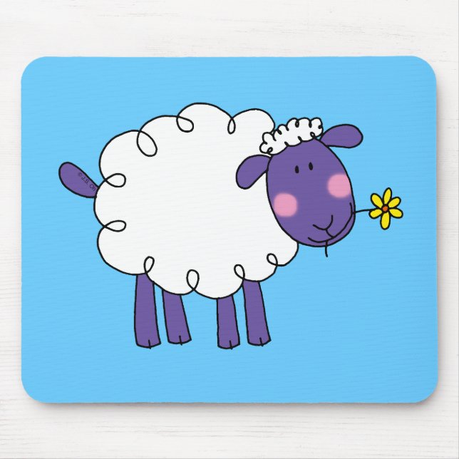 Tapis De Souris Moutons laineux (Devant)