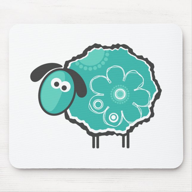 Tapis De Souris Moutons lunatiques (Devant)