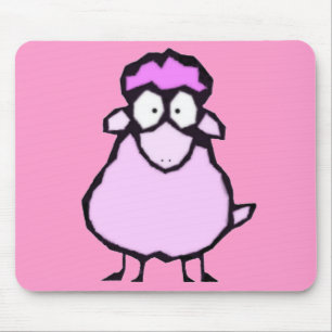 Tapis De Souris Moutons roses Mousepad