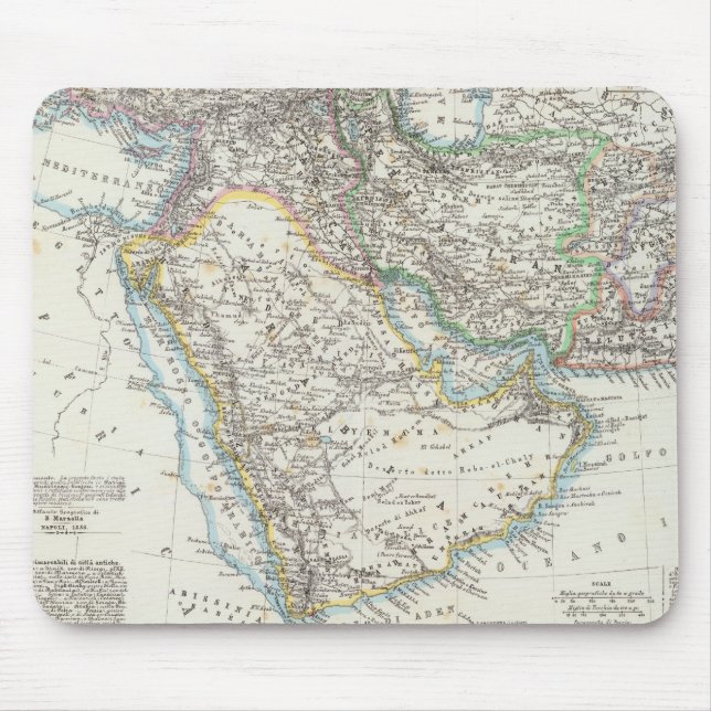 Tapis De Souris Moyen-Orient, Asie du Sud (Devant)