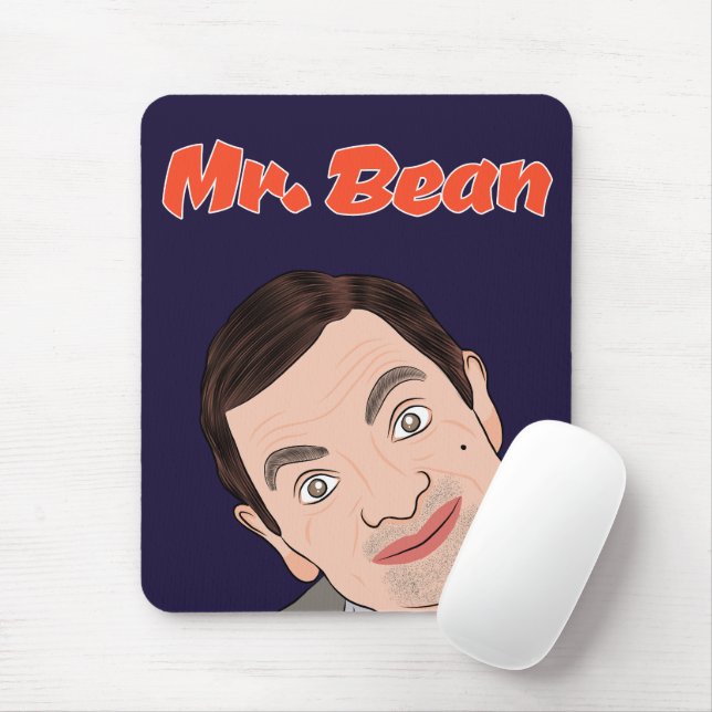 Tapis De Souris Mr. Bean (Rowan Atkinson) Fan Art Mousepad (Avec souris)