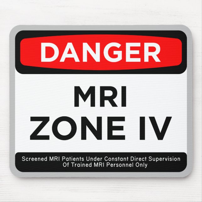 Tapis De Souris MRI Zone 4 Mousepad (Devant)