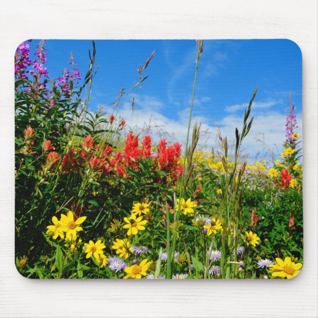Tapis De Souris Mt. Fleur sauvage (Devant)