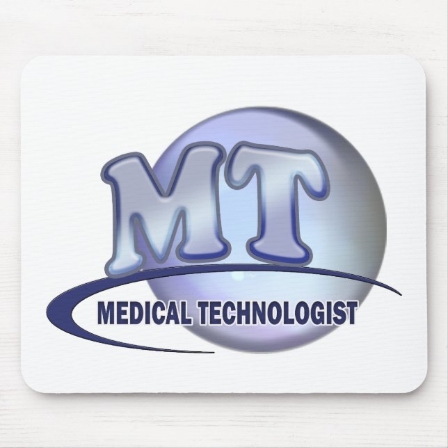 Tapis De Souris MT FunBlue LOGO - LABORATOIRE TECHNOLOGISTE MÉDICA (Devant)
