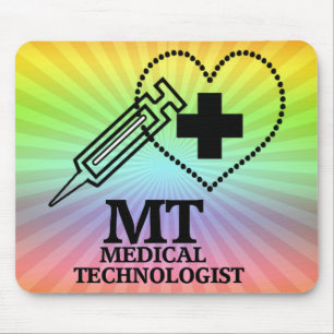 TAPIS DE SOURIS MT LOGO SYRINGE HEART MÉDICALE TECH