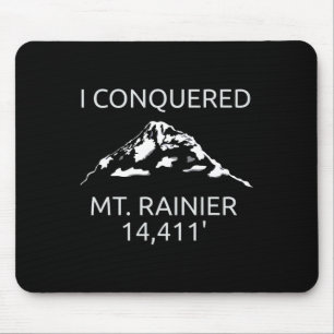 Tapis De Souris Mt. Rainier Mont Rainier Randonnée Gravie Souvenir