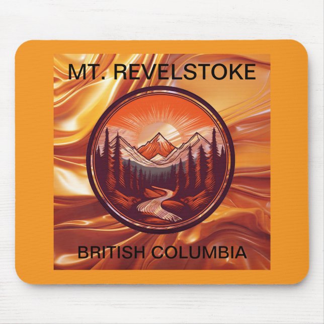 Tapis De Souris Mt. Revelstoke Colombie-Britannique (Devant)