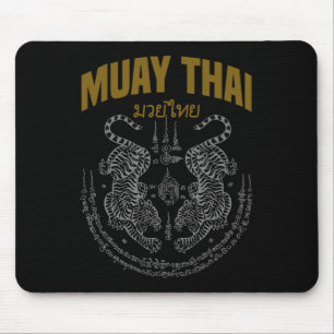 Tapis De Souris Muay Thai Art Twin Tigers Muay Thai Fighter Mixed 