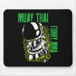 Tapis De Souris Muay Thai Astronaute Enroulé, Mma, Kickboxing, Ji