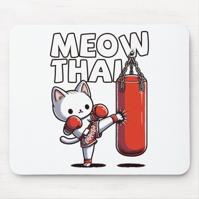 Tapis De Souris Muay Thai Cat (Devant)