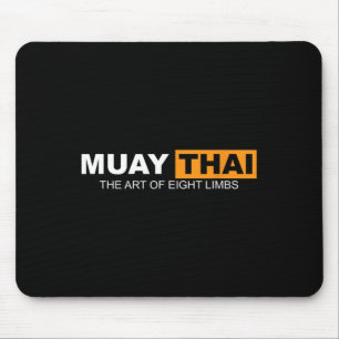Tapis De Souris Muay Thai L'Art De Huit Membres Kickboxing Et Mm