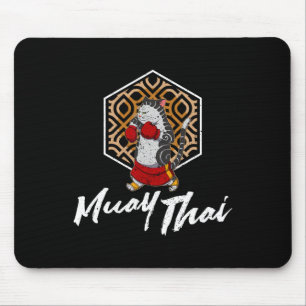 Tapis De Souris Muay Thai Thaïlande Poing Anneau Genou Technique d