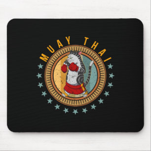 Tapis De Souris Muay Thai Thaïlande Poing Anneau Genou Technique d