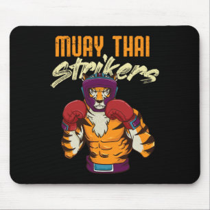 Tapis De Souris Muay Thai Tiger Thai Boxing Thaïlande Kickboxing 1